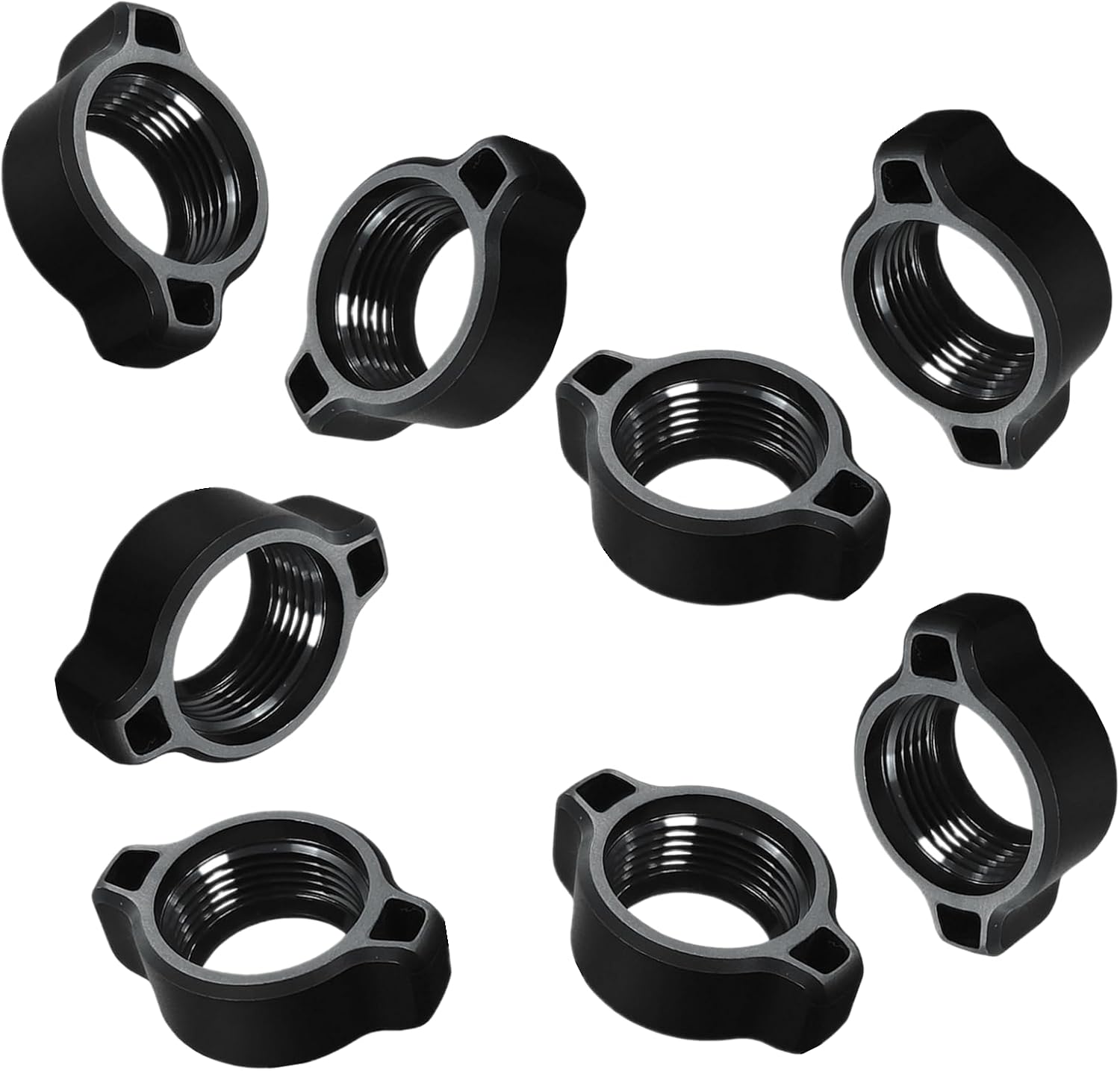 8 Pcs Tightening Nut for Car Mount - 17mm Ball-Joint Fixed Adapter Replacement Parts for Car Phone Mount DVR Camcorder Wireless Charger