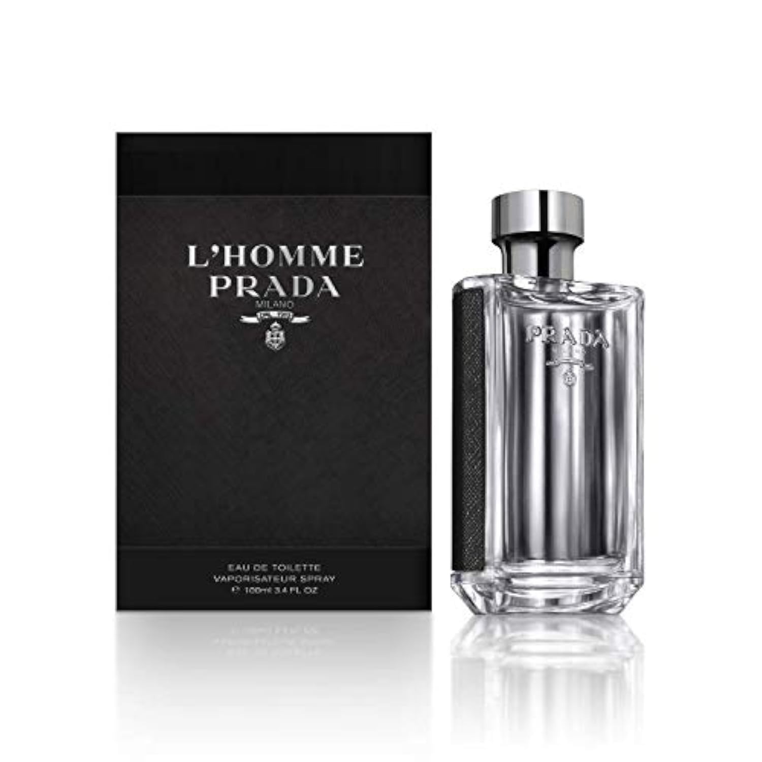 Prada L'Homme for Men Eau de Toilette Spray, 3.4 Ounce