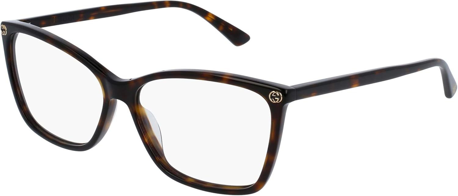 Gucci GG0025O Optical Frame 002 Avana Avana 56 mm