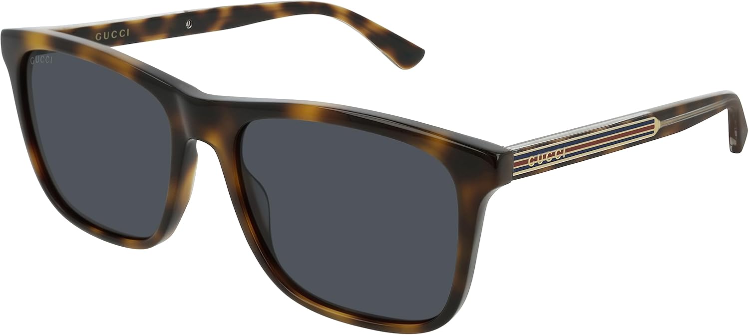 Gucci GG0381SN Havana/Blue 57/18/145 men Sunglasses