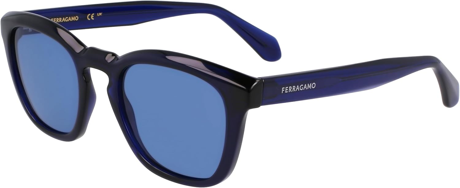 FERRAGAMO Sunglasses SF 2040 SE 432 Transparent Blue