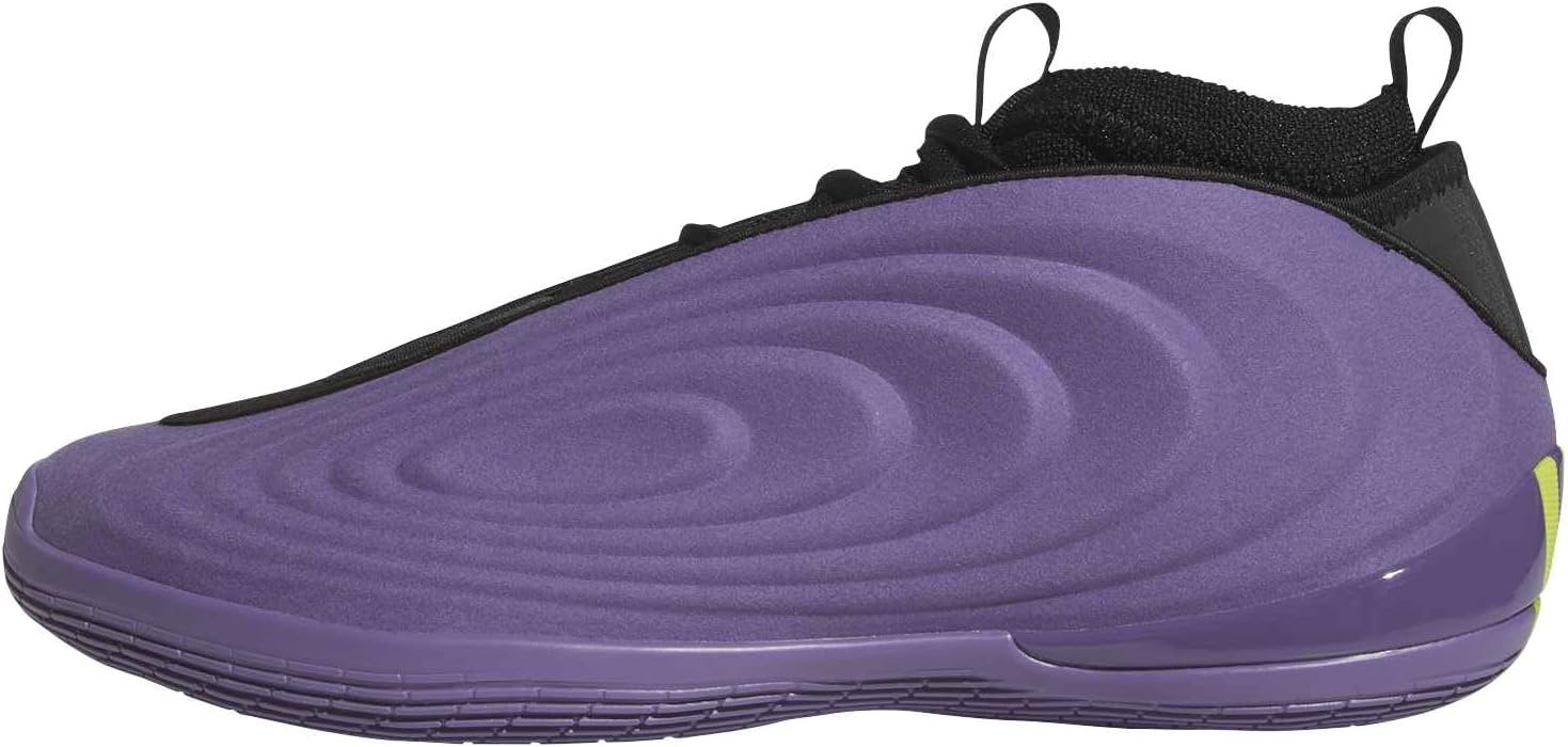 adidas Unisex Harden Volume 10 Tech purpleCore Black/Lucid Lemon 6.5 US