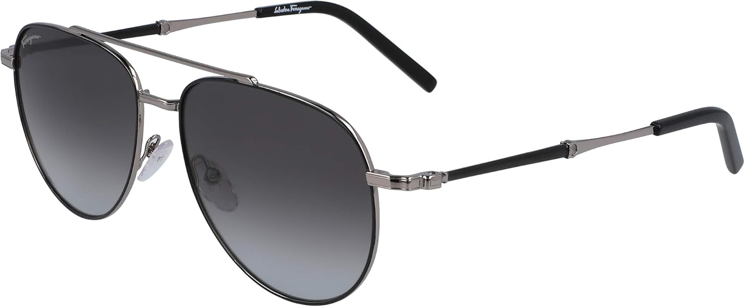 Sunglasses FERRAGAMO SF 226 S 086 Black/Light Ruthenium