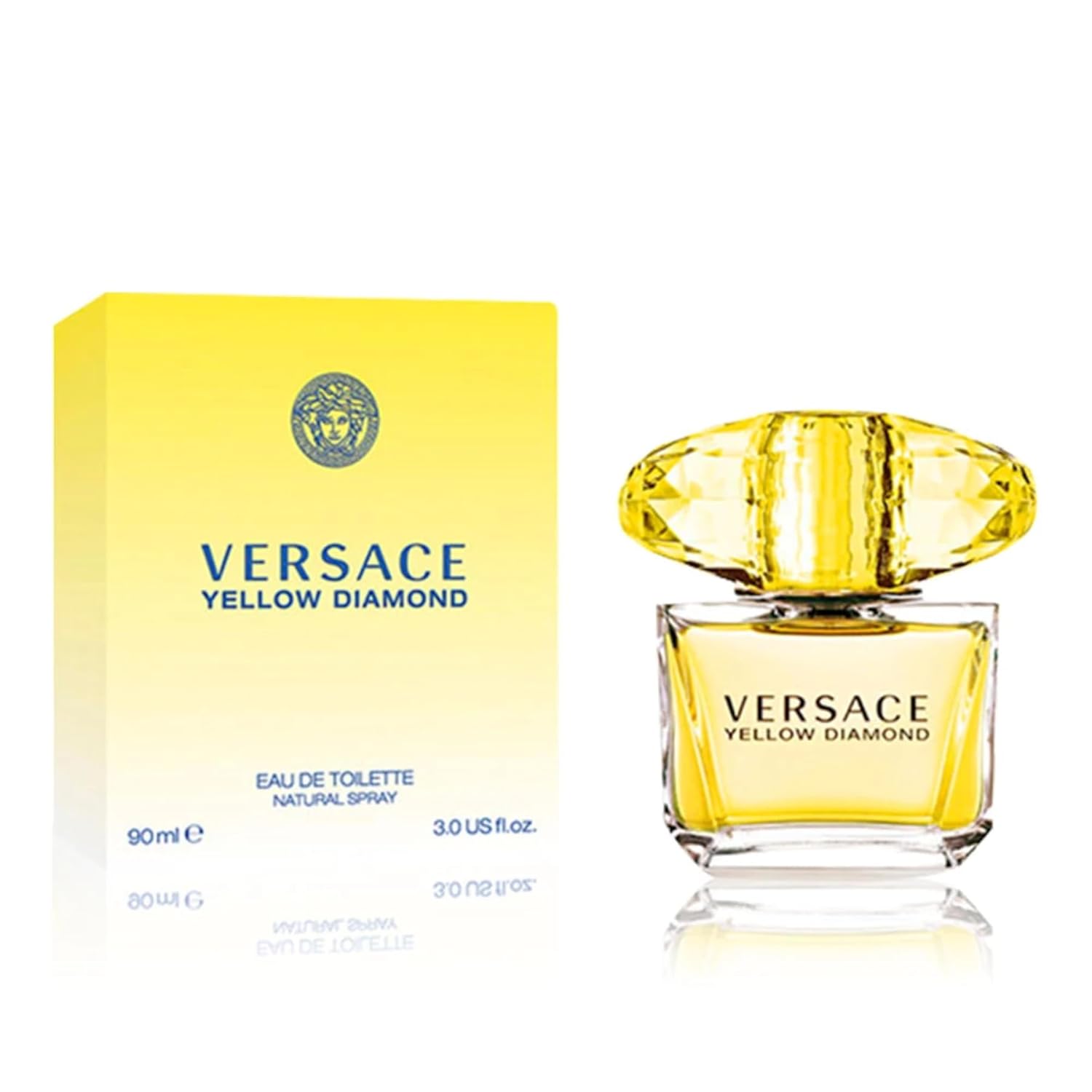 Yellow Diamond by Versace for Women Eau de Toilette Spray, 3 Ounce, Floral fruity