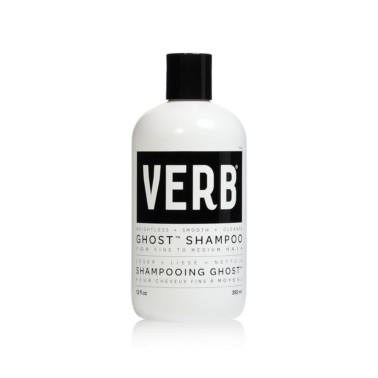 VERB Ghost Shampoo - Infused with Moringa Oil - Cleanses Fine and Weighed Down Hair - Vegan, No Parabens or Harmful Sulfates