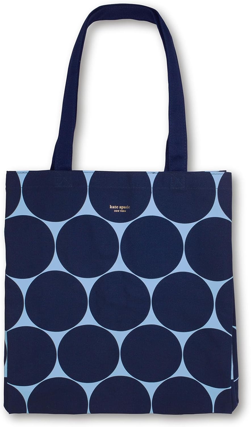 kate spade new york Canvas Tote Bag for Women, Cute Tote Bag for Teacher, Canvas Beach Bag, Book Tote with Pocket