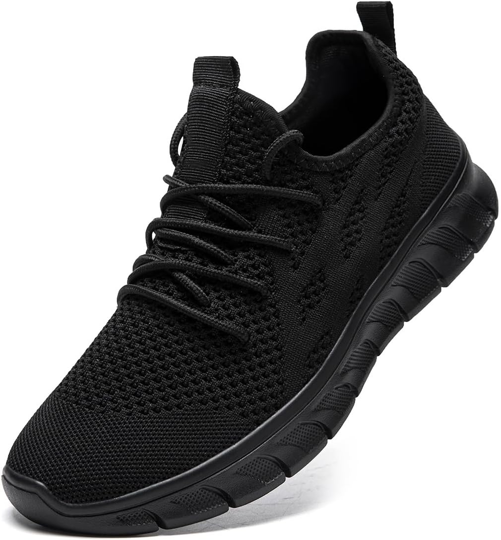 DLWKIPV Men's Shoes Running Road Walking Sneakers Sports Athletic Workout Gym Shoes Casual Comfortable Breathable Fashion