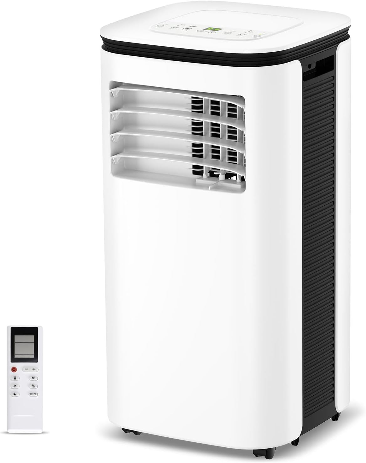 12000 BTU Portable Air Conditioners, 3-IN-1 Free Standing Cooling AC Unit with Fan & Dehumidifier, Cools 550 Sq.Ft, Sleep Mode, 24H Timer, Auto Swing, Window Kit Included