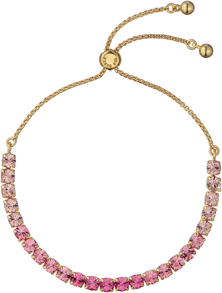 Ted Baker London Melrah Icon Crystal Slider Adjustable Tennis Bracelet for Women