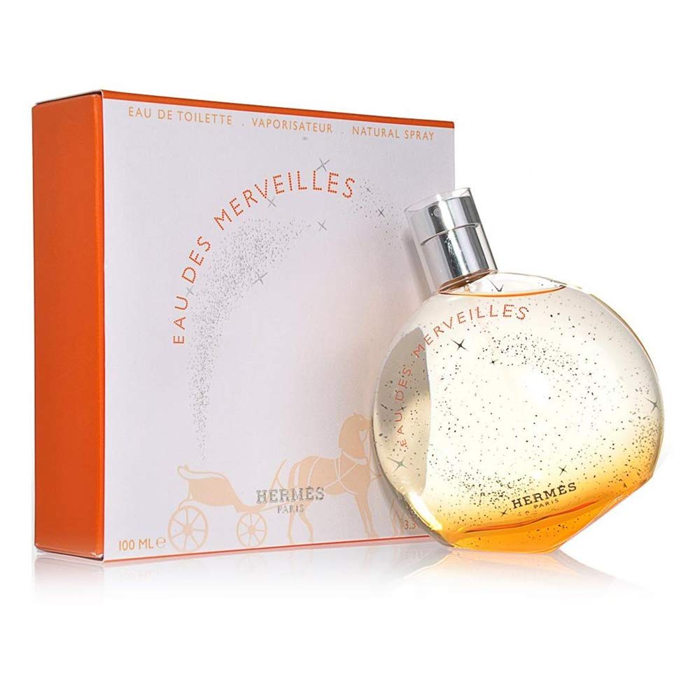 Hermes Eau Des Merveilles For Women. Eau De Toilette Spray 3.3 Oz.