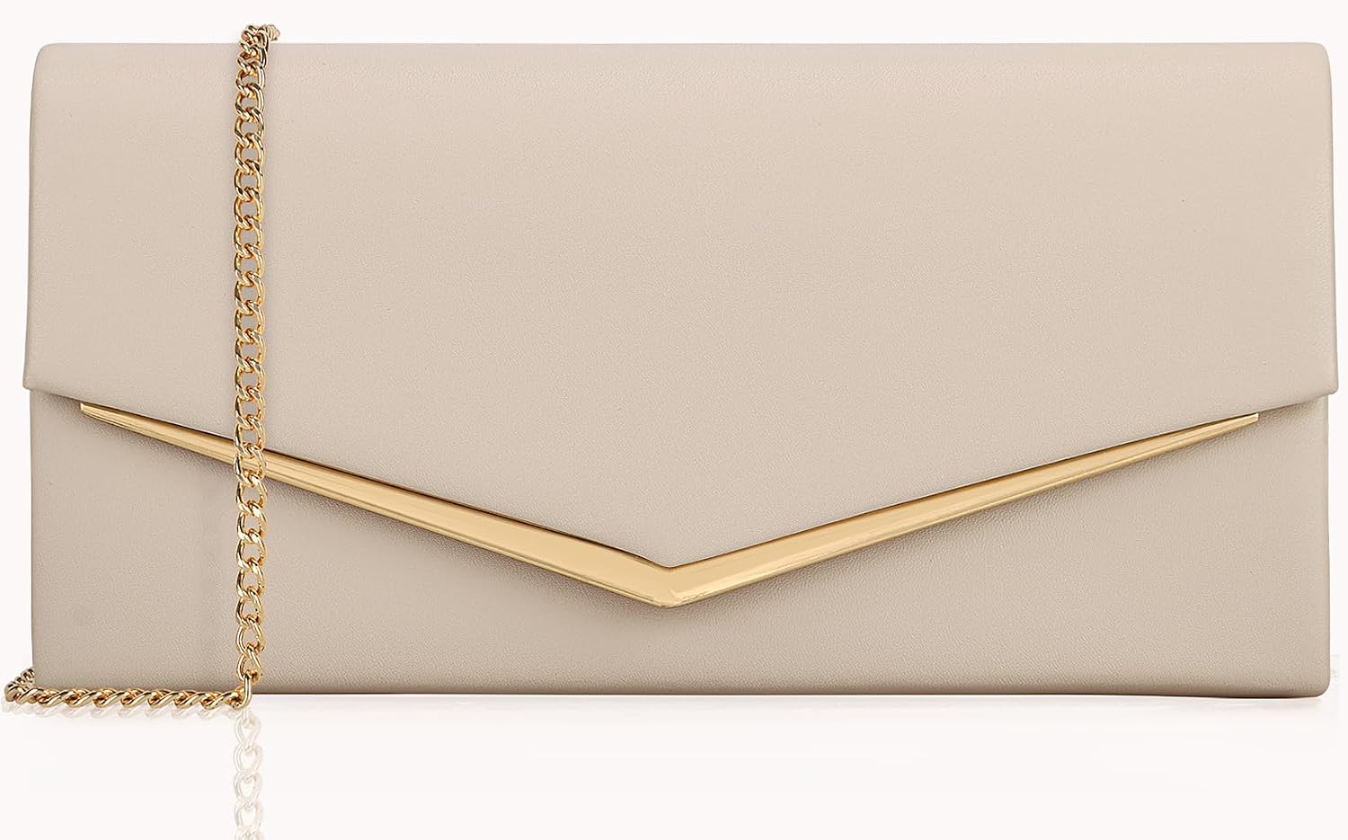 Women’s Evening Handbag Vegan Leather Ladies Envelope Clutch Classic Elegant Purse Bags