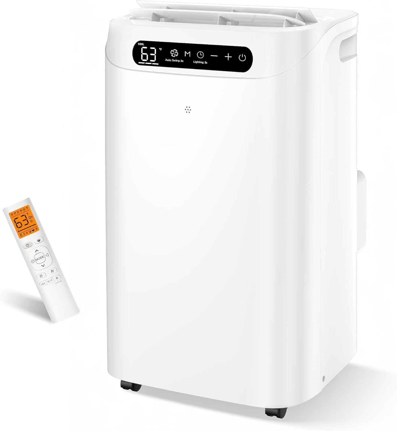 14000 BTU Portable Air Conditioners, Cools Up to 700 Sq.Ft, AC Unit with Cooling, Fan, Dehumidifier, Sleep Mode, Remote Control&Installation Kit, Portable AC for Large Rooms