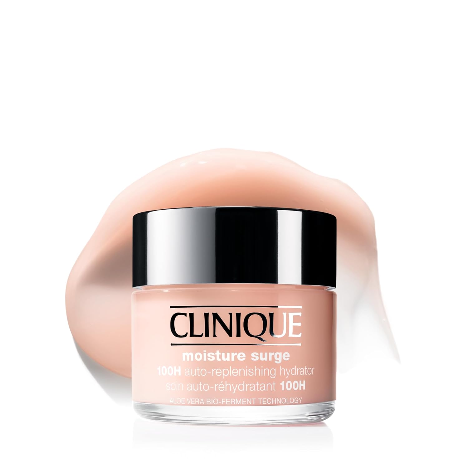 Clinique Moisture Surge 100H Auto-Replenishing Hydrator Oil Free Face Moisturizer | With Hyaluronic Acid, Aloe Bioferment and Vitamins C + E | For All Skin Types | Hydrating + Moisturizing