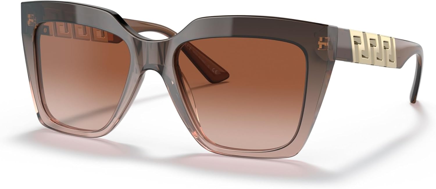 Versace Woman Sunglasses Black Frame, Dark Grey Lenses, 56MM