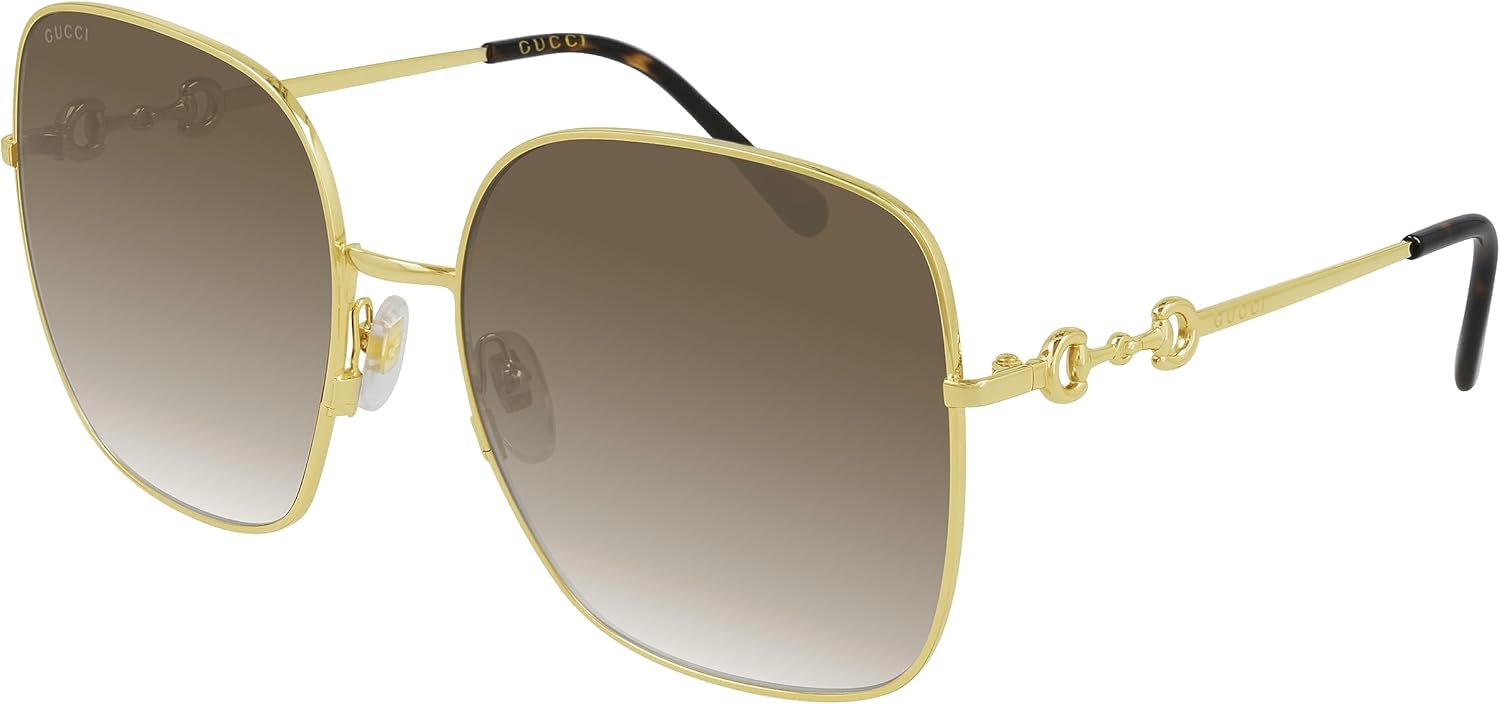 Gucci GG0879S Gold/Brown Shaded 61/18/140 women Sunglasses