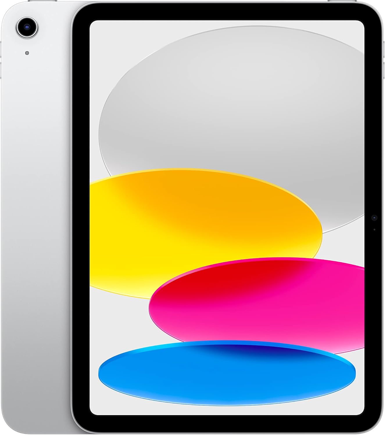 Apple iPad (10th Generation): with A14 Bionic chip, 10.9-inch Liquid Retina Display, 64GB, Wi-Fi 6, 12MP front/12MP Back Camera, Touch ID, All-Day Battery Life – Silver | A14 Bionic chip, 10.9-inch Li