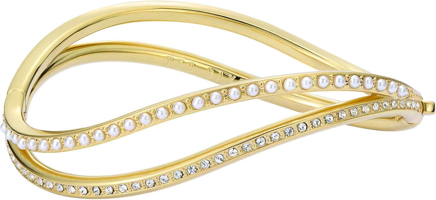 Ted Baker London Wavie Jewelled Wave Hinged Bangle Bracelet for Women
