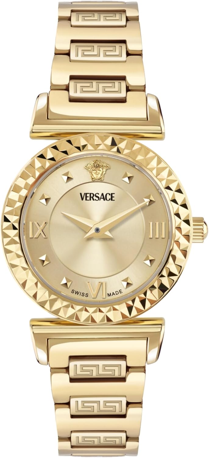 Versace Mini Vanity Leather Watch