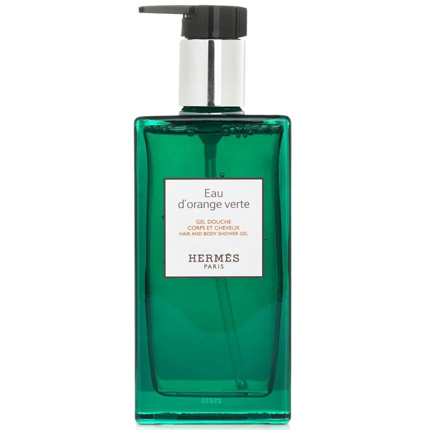 Hermes Eau d'Orange Verte for Unisex Hair and Body Shower Gel, 6.7 Ounce/200ml