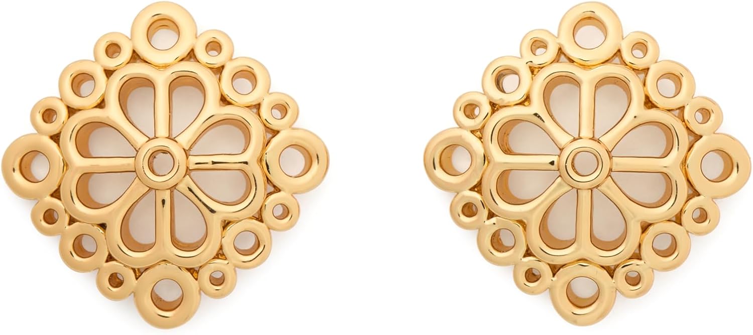 kate spade new york Spade Flower Lace Studs