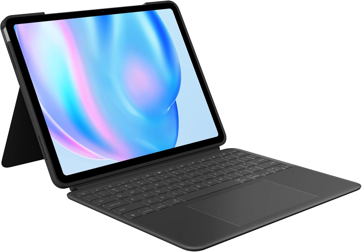 Logitech Combo Touch iPad Air 13 inch M2 M3 & M4 - Midnight Black | Detachable keyboard, kickstand, comfortable typing, multi-use mode, compatible with 2024, 2025 and 2026 iPad Air