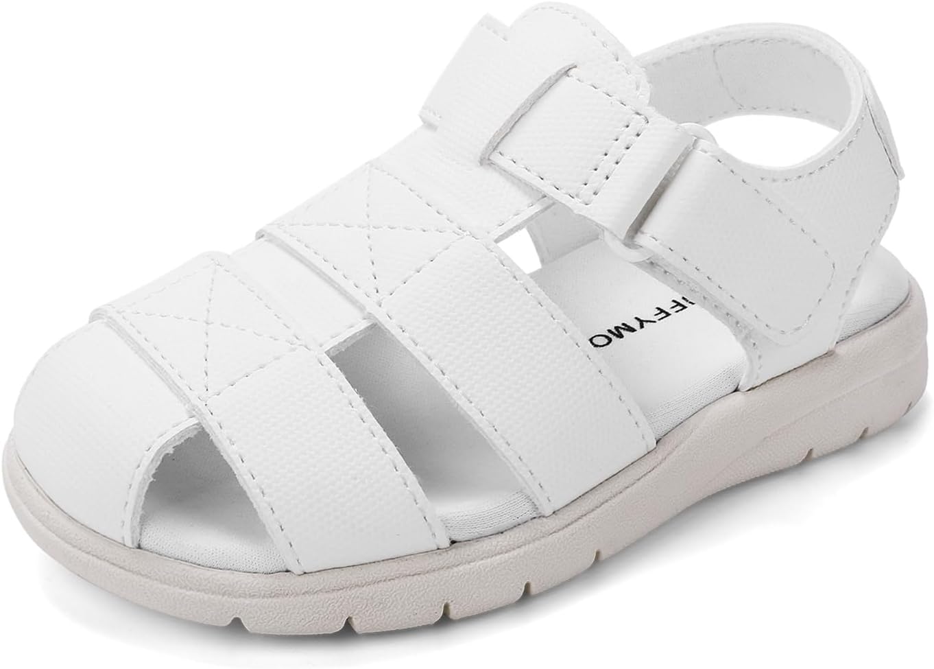 Luffymomo Toddler Kids Closed Toe Fisherman Sandals | Boys Girls Lightweight Shoes,Adjustable Beach Summer Sandal