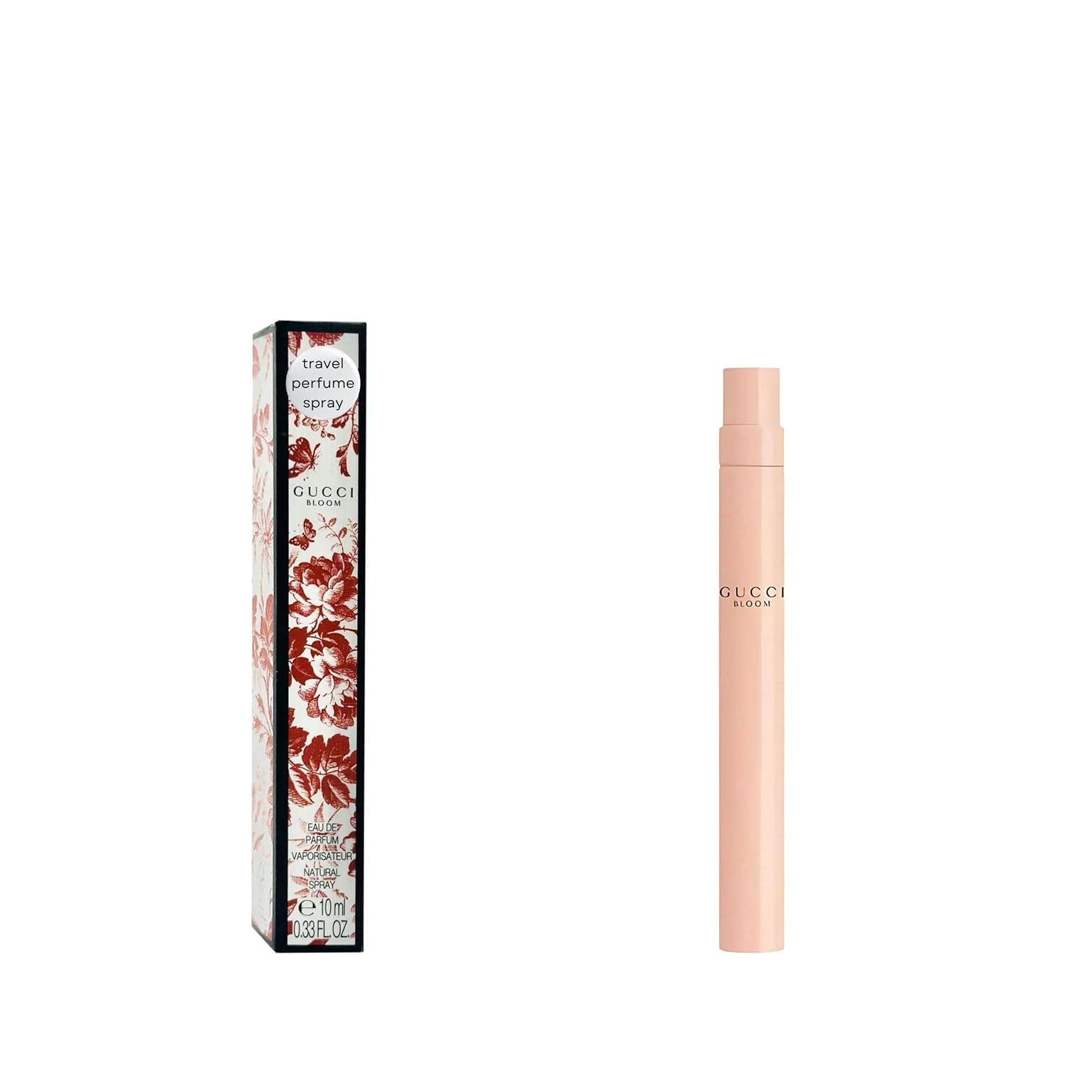 Gucci Bloom Perfume for Women Mini EDP Pen Spray 0.33 Oz | Women's Eau de Parfum, Designer Perfume, Pen Spray, Travel Size, Floral Fragrance