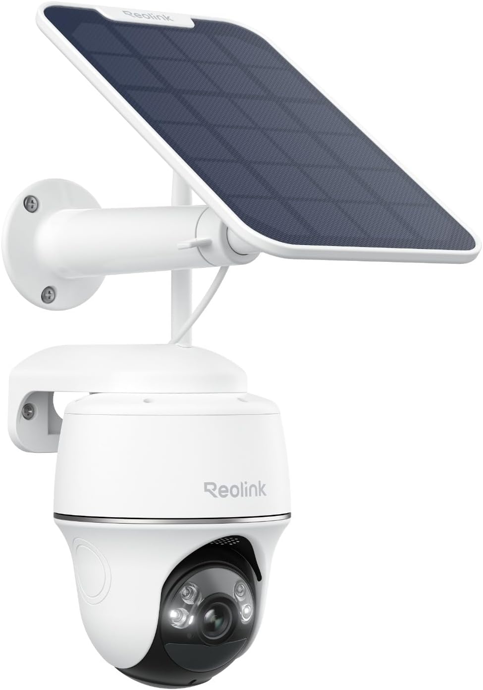 REOLINK Solar Security Cameras Wireless Outdoor 360° Coverage Argus PT | 5MP Color Night Vision, 2.4/5GHz Dual-Band WiFi, Smart People/Car/Pet Detection, Works with Home Hub, No Subscriptions
