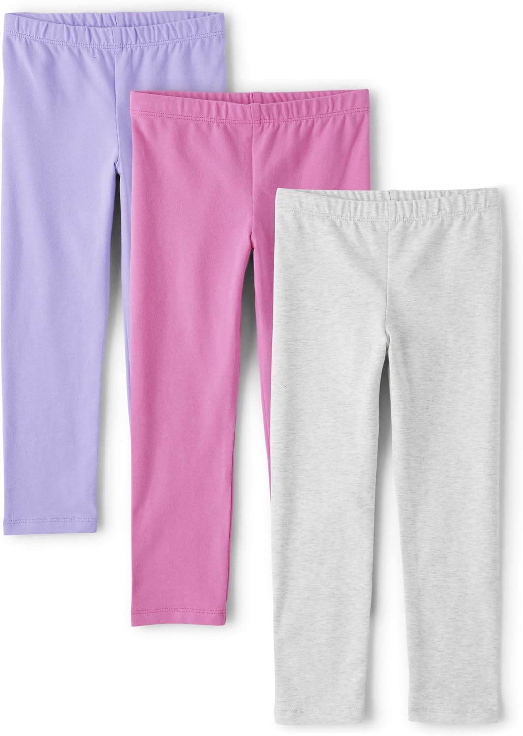 The Children's Place Baby Girls and Toddler Assorted Solid Leggings, Multipacks