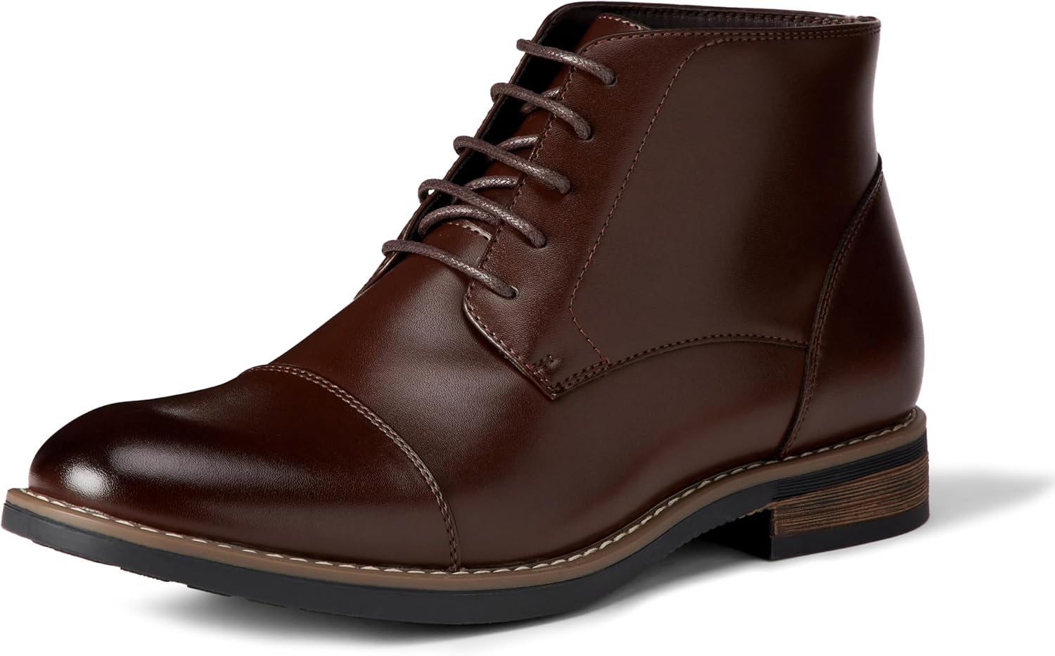 Amazon Essentials Men's Cap Toe Lace Up Ankle Dress Boots