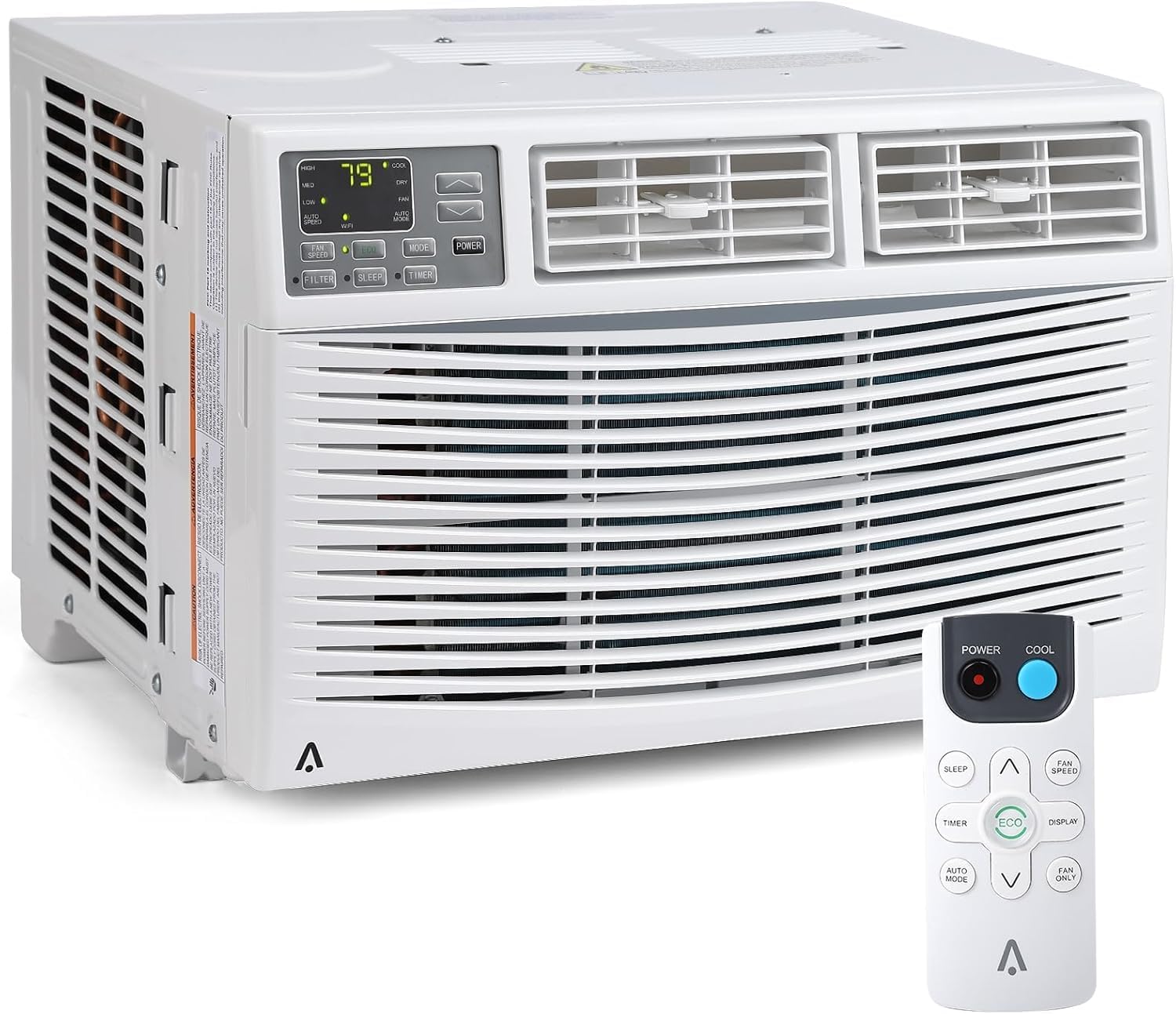 10000 BTU 115V Window Air Conditioner, Fast Cooling for 550 Sq.Ft, Window AC Mount with Remote for Apartment Office