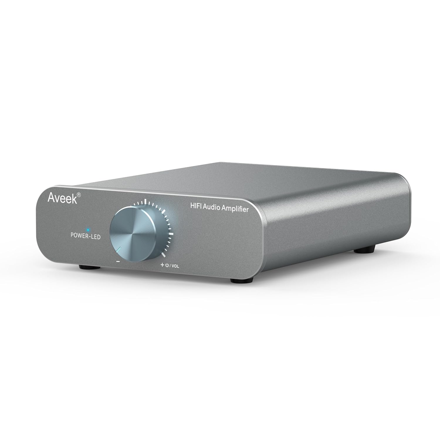 Aveek TPA3255 Stereo Amplifier, 2 Channel Class D Mini Amp for Speakers | 32V 5A Adapter Included, RCA&3.5mm Inputs, Low-Noise HiFi Sound for 2-8Ω Passive Bookshelf/Tower Speakers, Desktop/Home Audio