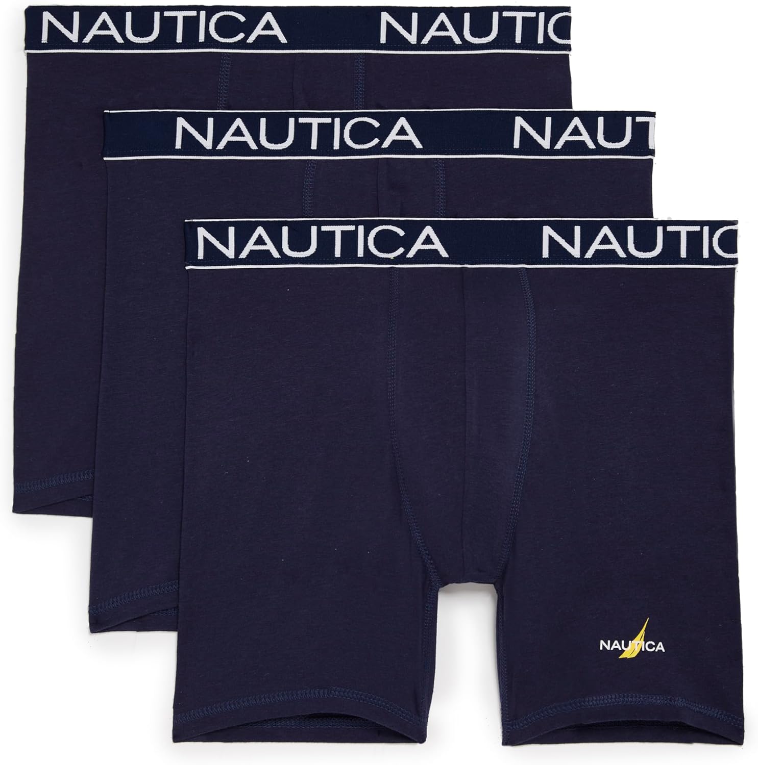 Nautica Men's 3-pack Cotton Stretch Limited Edition Boxer Briefs