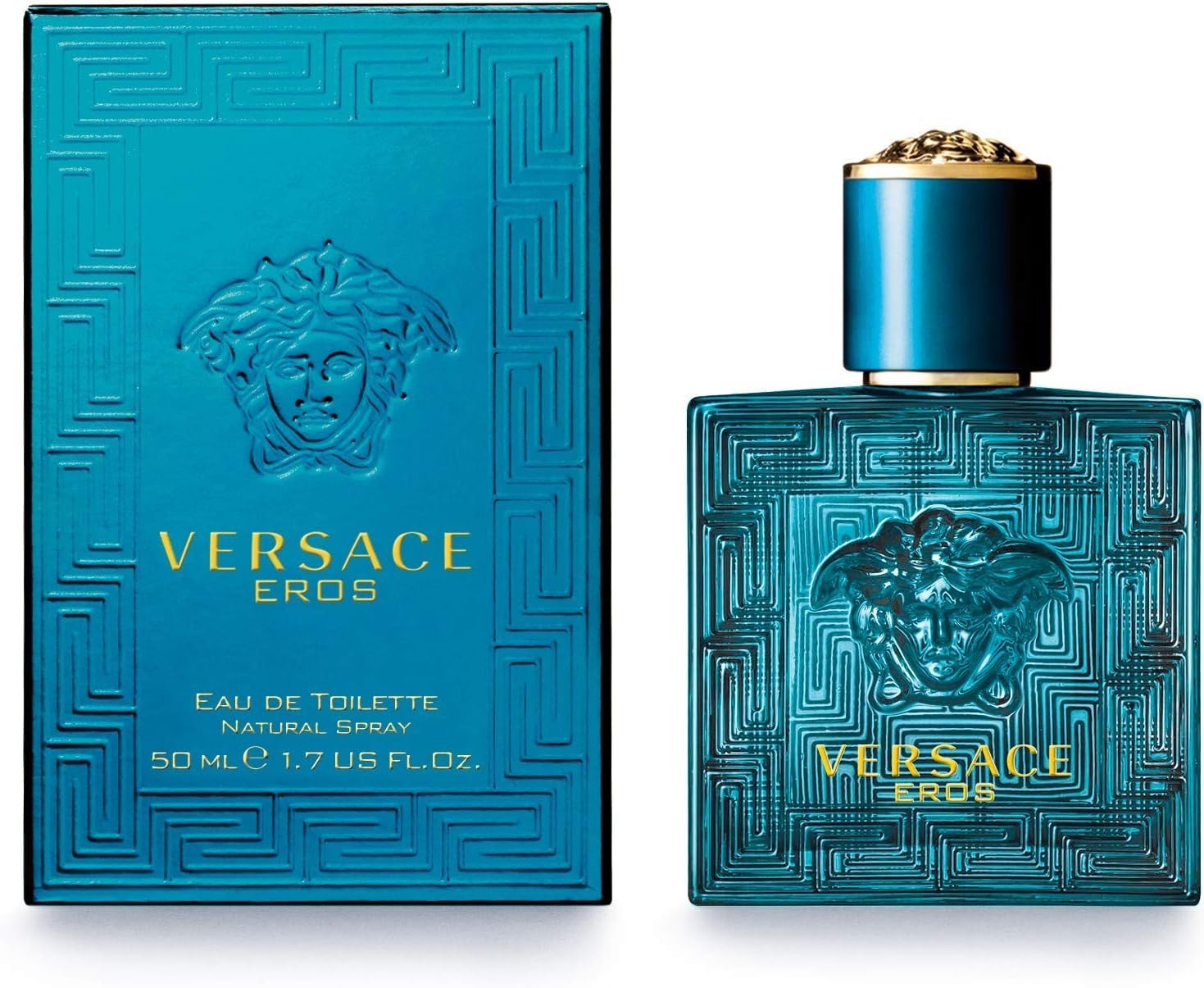 Versace Eros Eau de Toilette Spray for Men, 1.7 Ounce