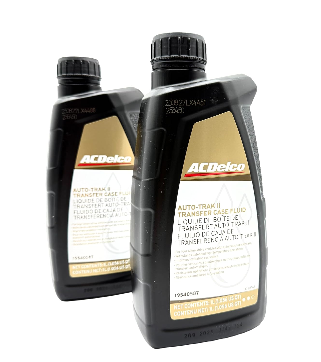 GM Auto-Trak II Transfer Case Fluid - 2 Pack,19540587 (Replaces 10-4017, 88900402, 12378396, 12378508)