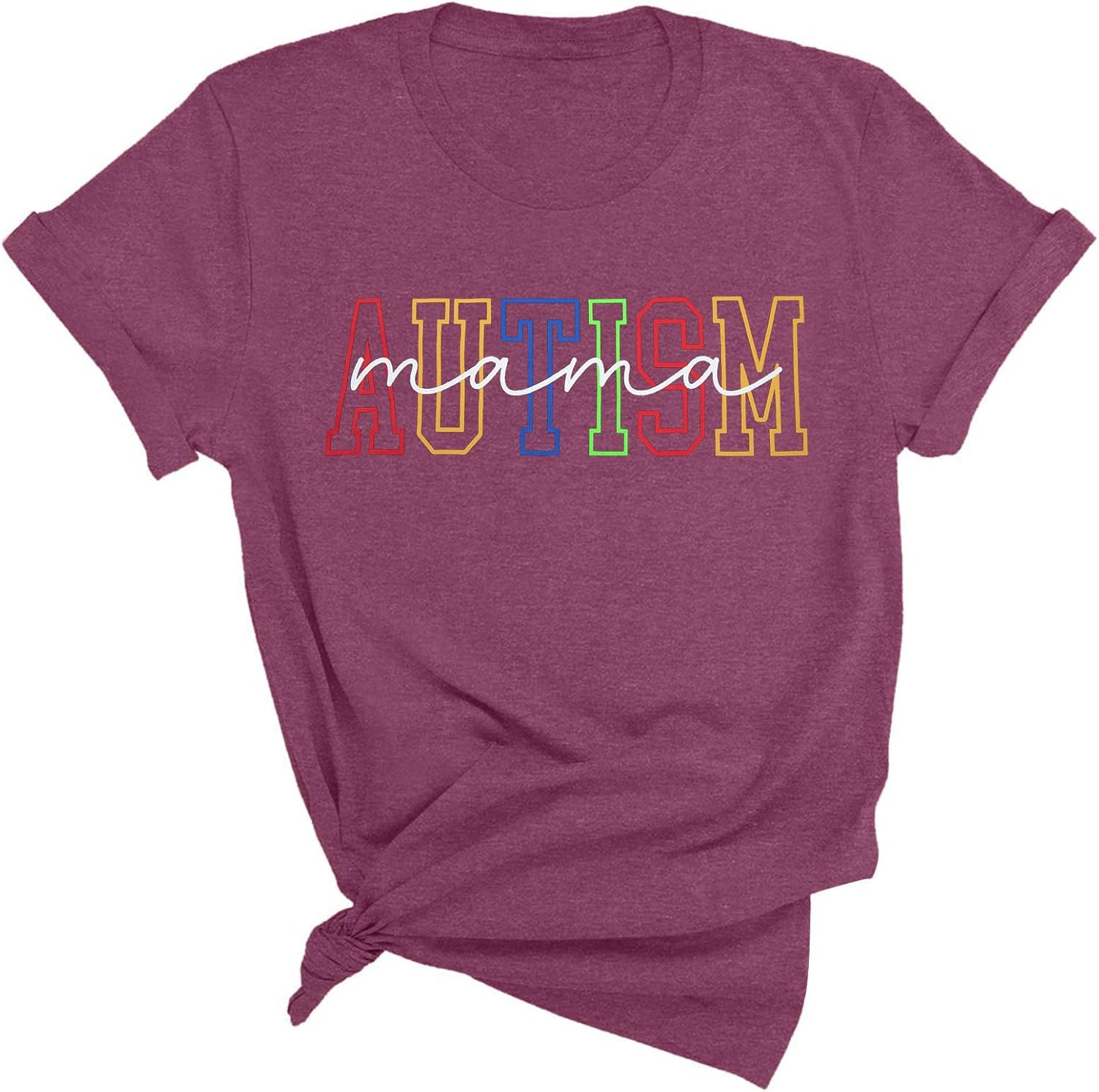 Autism Moms Shirt for Women Awareness Accept Understand Love Tops | Womens Autism Moms Shirt Autism Love T-Shirt Casual Short Sleeve Graphic Tee Tops