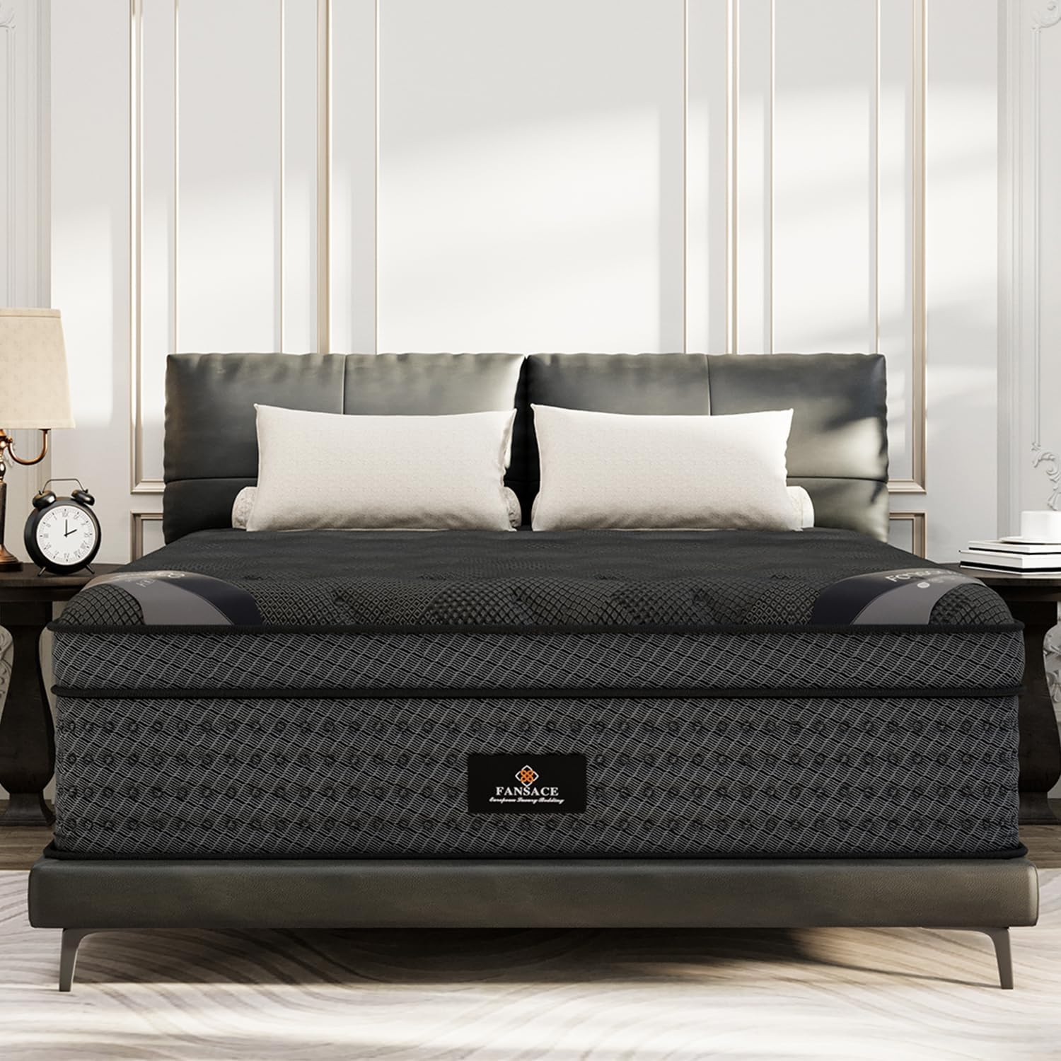 (High-End Upgraded) Luxury 12 Inch Queen Size Hybrid Mattress in a Box | with Gel Memory Foam & Pocket Springs, 7-Zone Support & Pressure Relief, Reinforced Edge Support, 365-Night Trial,Medium Firm