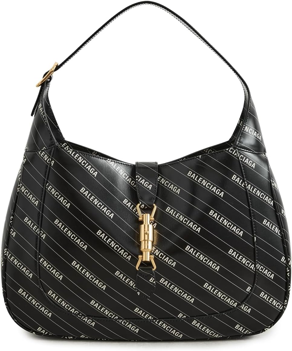 WHAT GOES AROUND COMES AROUND Women's Pre-Loved Gucci x Balenciaga Leather Hacker Jackie 1961 Shoulder Bag