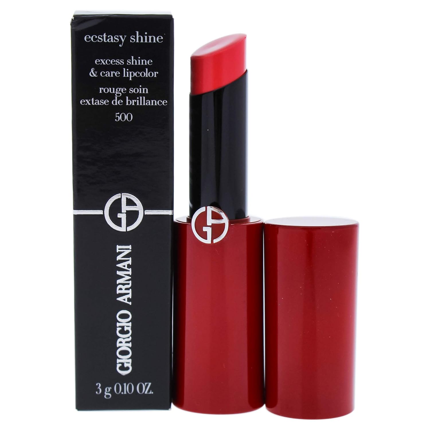 Giorgio Armani Ecstasy Shine Lipstick - 500 Crescendo Women Lipstick 0.1 oz