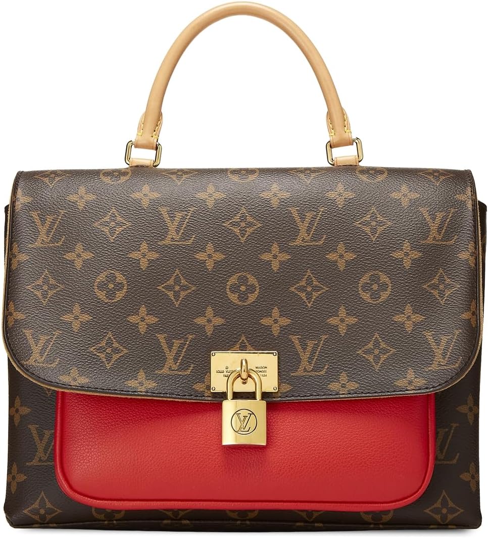 What Goes Around Comes Around Women's Pre-Loved Louis Vuitton Monogram Marignan Messenger Bag, Red, One Size