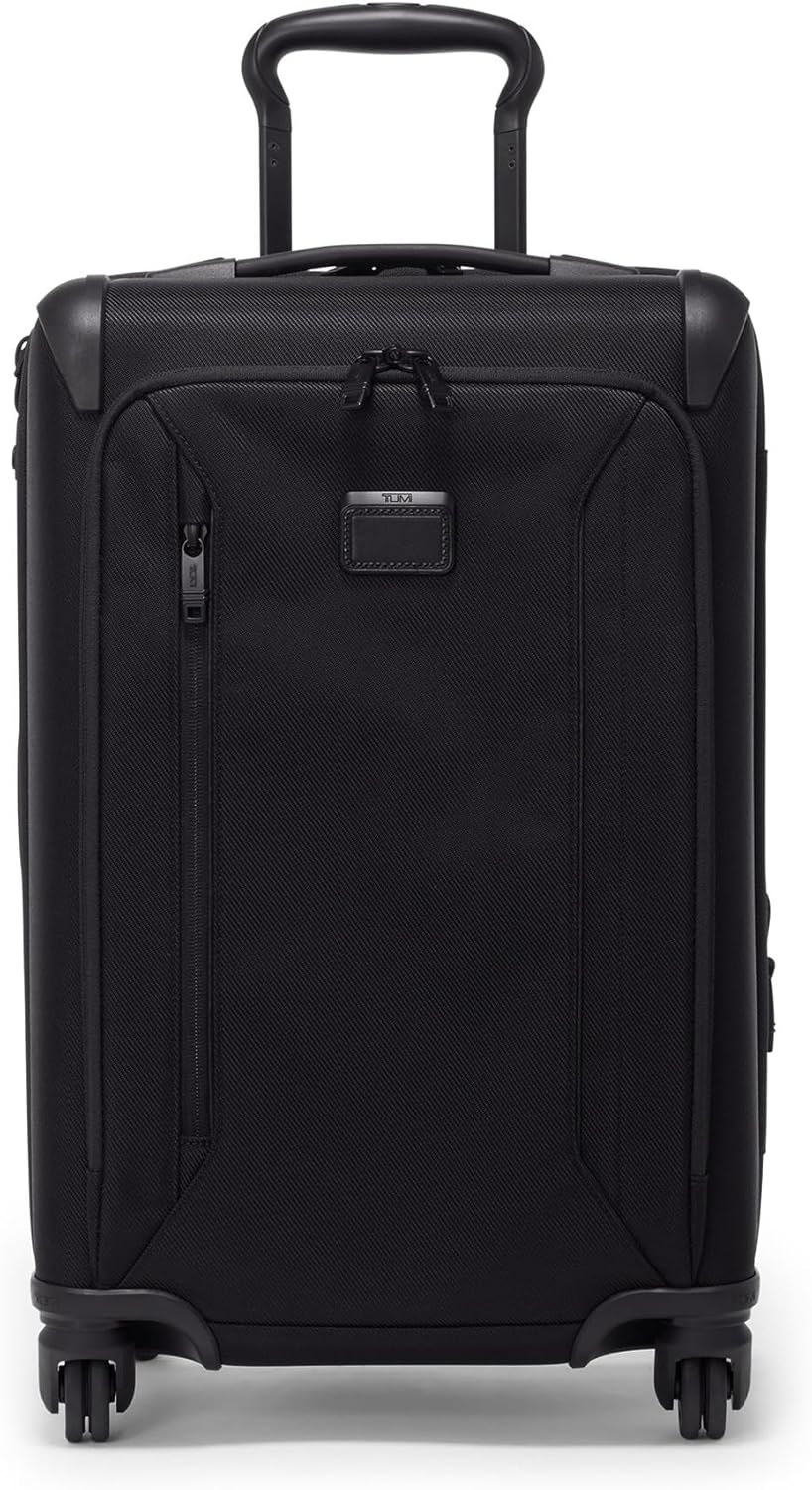 TUMI - Aerotour 4 Wheel Expandable Luggage - Men's and Women's Lightweight Business and Leisure Travel Suitcase - 21.75" Expandable Carry-On, Black