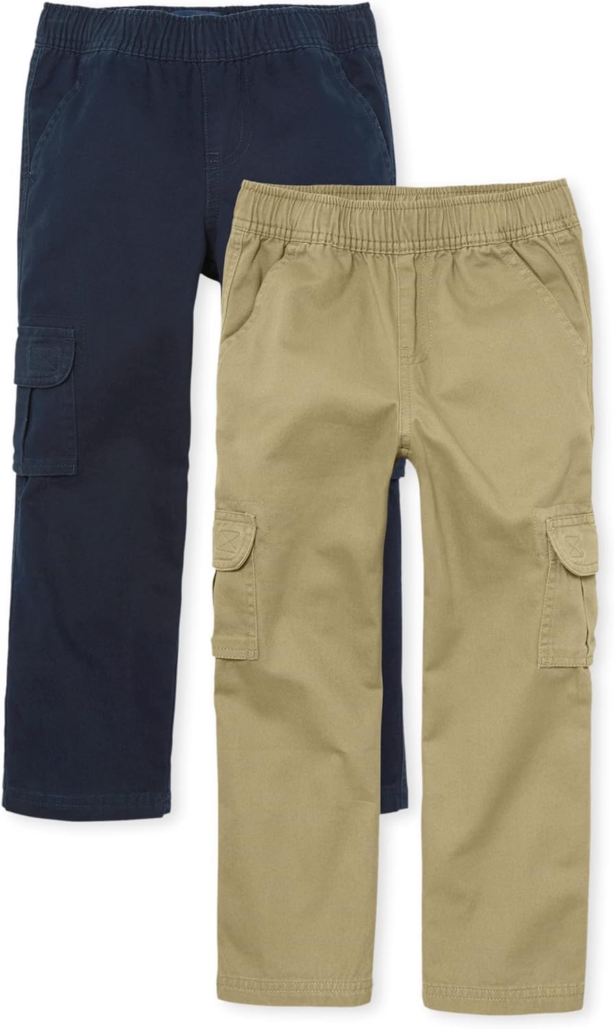 The Children's Place Boys' Pull on Cargo Pants, Multipacks