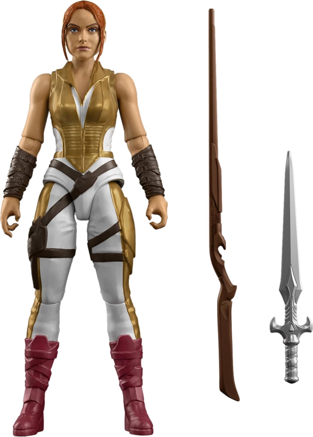 Masters of the Universe 2026 Movie Accurate Teela Action Figure | MOTU Hero Warrior Goddess 5.5 Inch Toy, 14 Movable Joints, Sword & Rifle Accessories, Camila Mendes Likeness, Hair Up