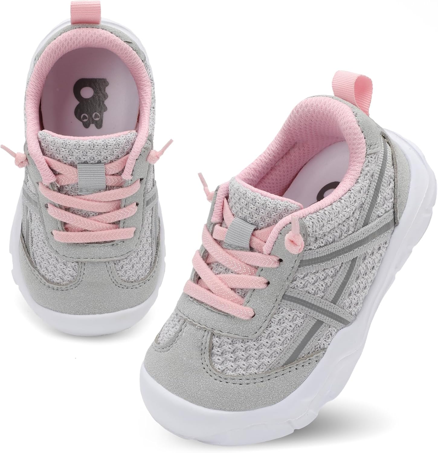Besroad Toddler Shoes Boys Girls Barefoot Walking Shoes Kids Breathable Running Sneakers Slip On Tennis Shoes
