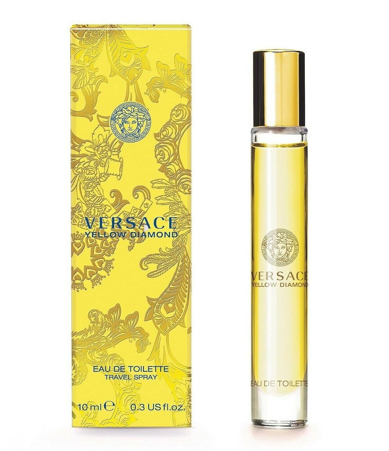 Yellow Diamond by Versace for Women 0.3 oz Eau de Toilette Travel Spray |