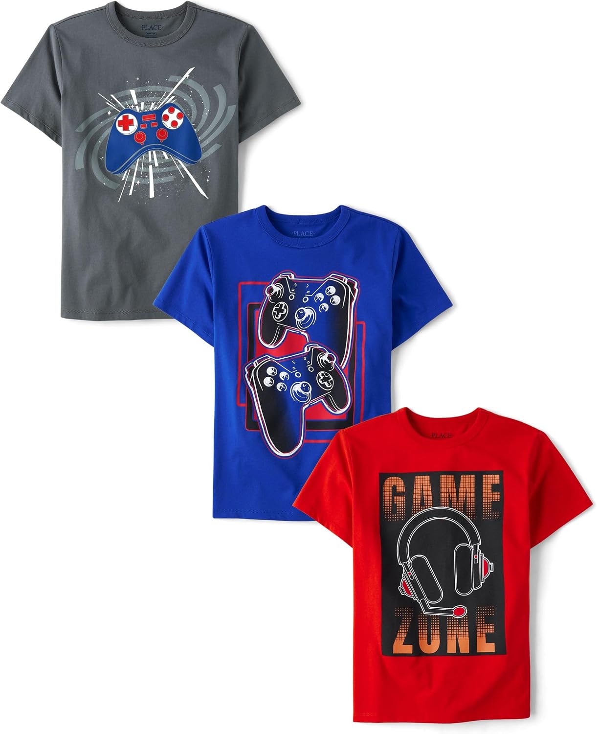The Children's Place Boys The Children's Place Boys Short Sleeve Graphic T- Shirt 3-Pack