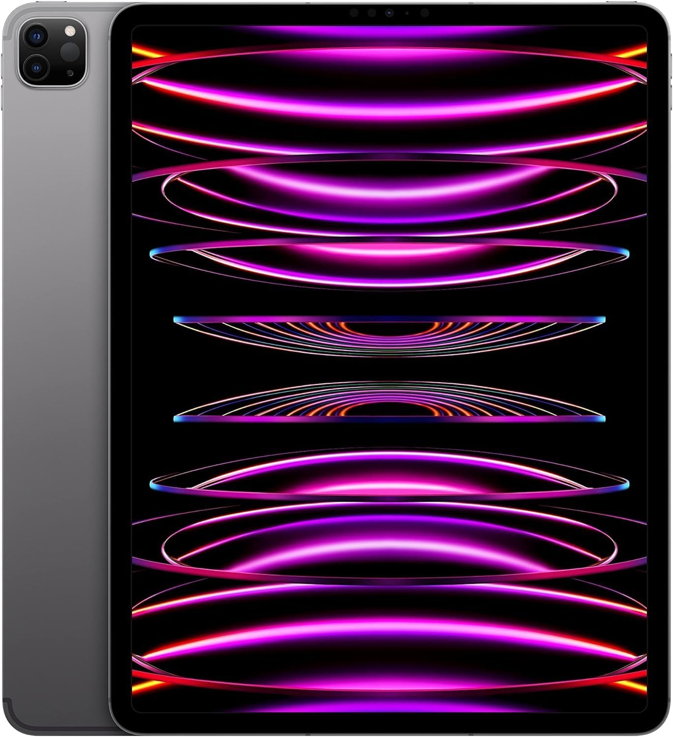 Apple iPad Pro (6th Generation, 12.9-inch, 2022), 256GB, Wi-Fi, Space Gray (Renewed)