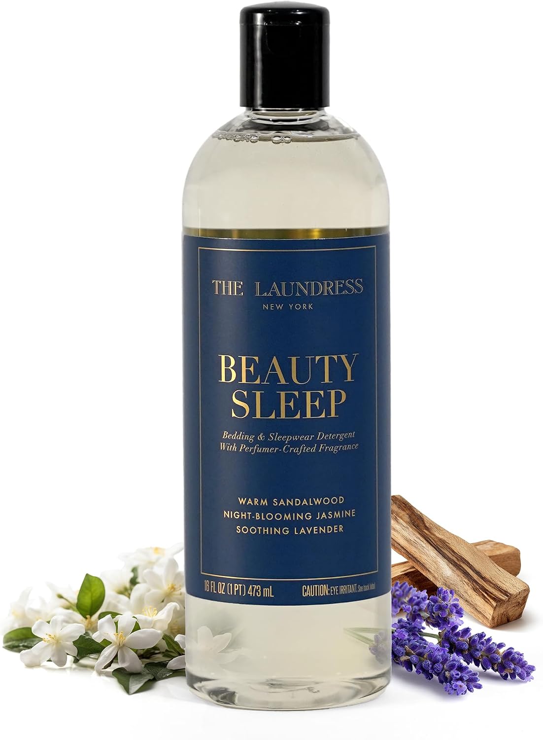 The Laundress Beauty Sleep Luxury Laundry Detergent, 16 Oz, 15 Loads | Concentrated Enzyme Biobased Formula for Bedding & Sleepwear, Perfumer-Crafted Lavender & Sandalwood Fragrance, Stain Remover