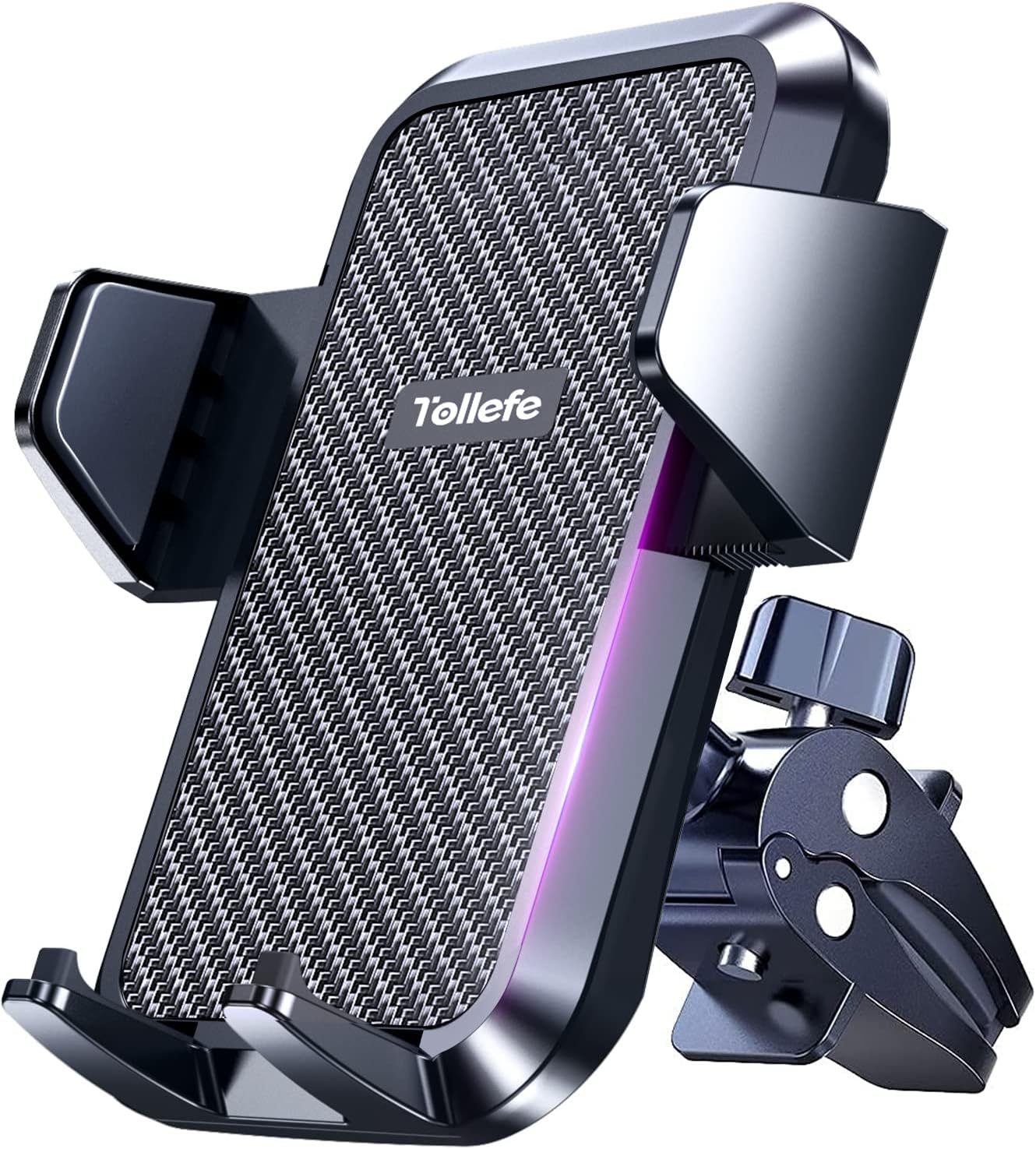Car Phone Holder, [Thick Cases Friendly] Car Phone Holder Mount, Hands-Free Phone Mount for Car Fit for iPhone for Samsung and Smartphone