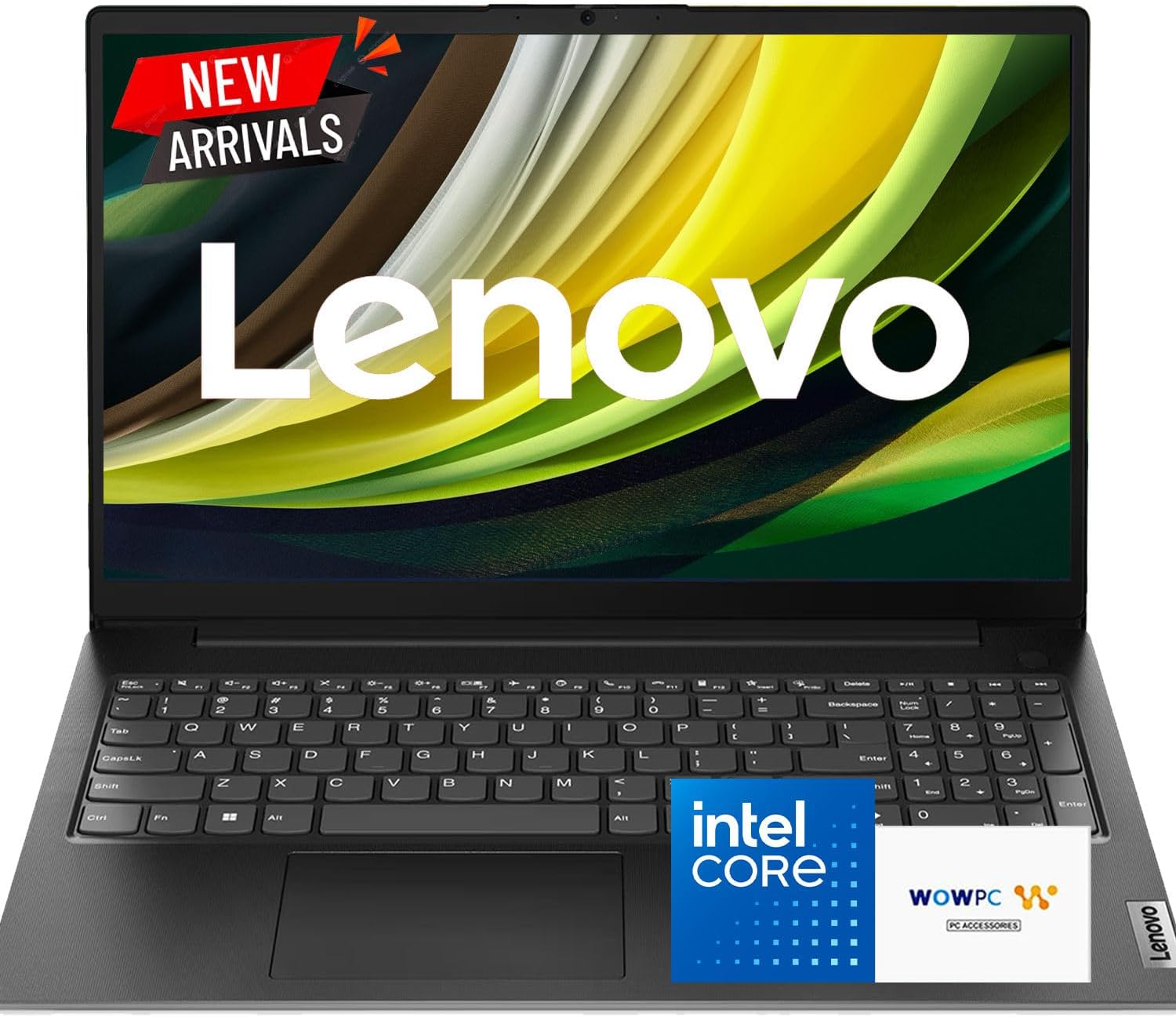 Lenovo V15 Business Laptop • Intel New N-Series Quad-Core Processor • 15.6" FHD LED Display • 8GB RAM • 256GB SSD • RJ-45 • HDMI • Dolby Audio • Wi-Fi 6 • Numeric Keypad • Windows 11 Pro • no Mouse